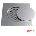 MFD10310 - DRENAJE DE PISO DE ACERO INOXIDABLE 10*10 (603927/1)