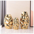 H-YDY89 - JARRONES DECORATIVOS DORADOS (24/1)