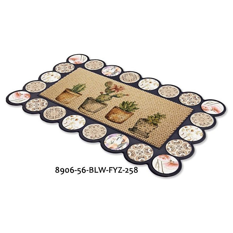 HG-LM002 - TAPETE DECORATIVO CON MACETAS (20/1)