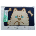 HG-LM055 - ALFOMBRA DE FELPA CON DISEÑO DE PERRO (50/1)