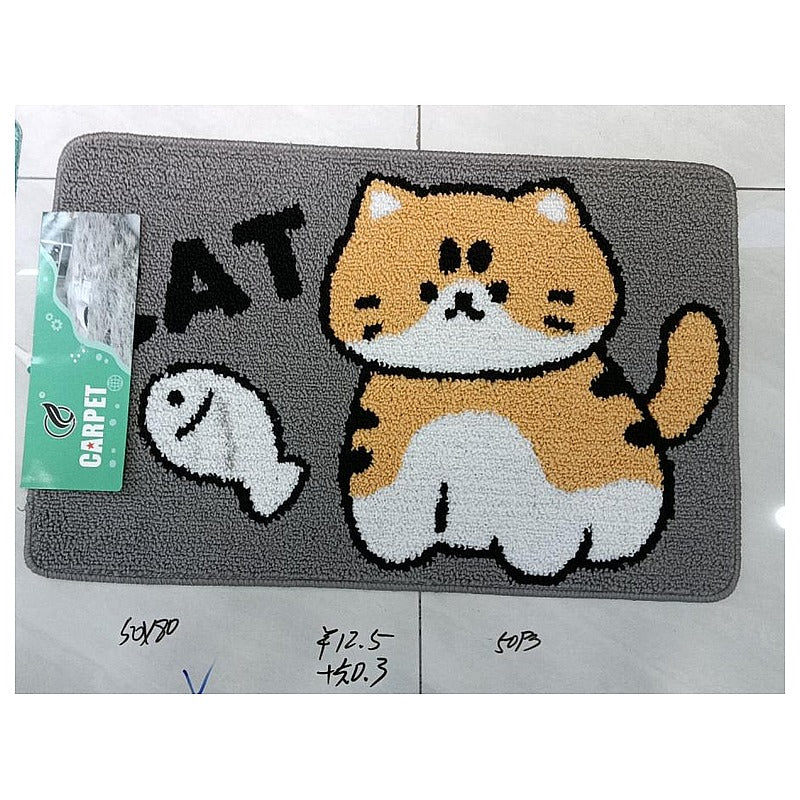 HG-LM057 - ALFOMBRA DECORATIVA GATO 50X70 (50/1)