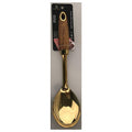 OB-KT-G25 - CUCHARA PARA SERVIR DORADA CON MANGO DE MADERA (240/1)