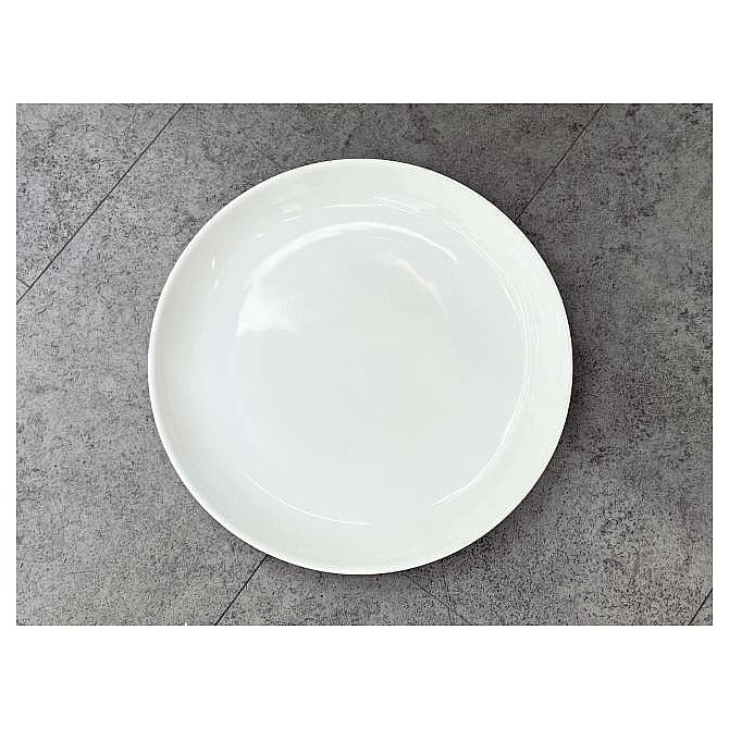 DH3406- STONE - PLATO DE CERÁMICA BLANCO (48/1)