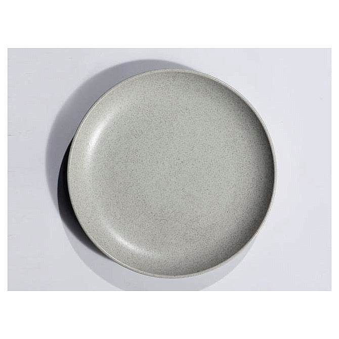 T12-01 - PLATO REDONDO DE CERÁMICA GRIS (20/1)