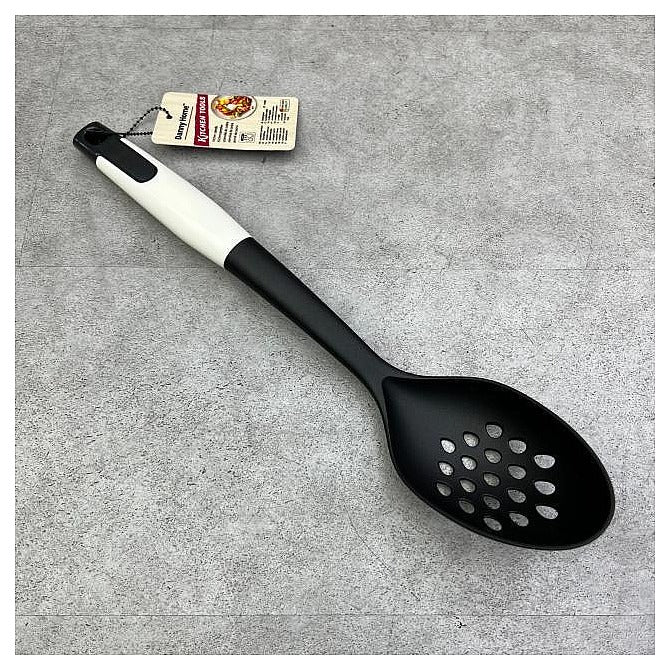 DH3454- BLACK - CUCHARA DE COCINA PERFORADA NEGRA (72/1)