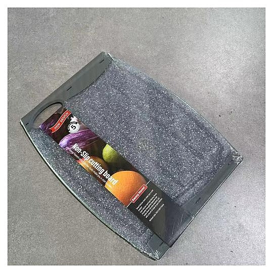 DH3757- MARBLE COLOR - TABLA PARA PICAR CON ANTIDESLIZANTE (24/1)