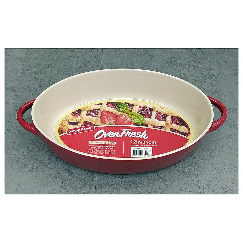 1030-2/9744- 10 - FUENTE PARA HORNO DE GRES 31 CM (6/1)