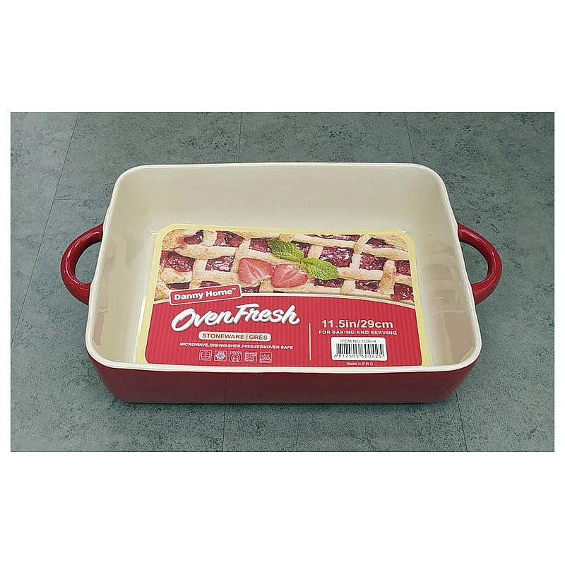 1030-4/9744- 6 - FUENTE DE HORNO DE GRES 29 CM (6/1)