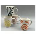 T01-53 - TAZAS DE CERÁMICA DECORADAS (48/1)