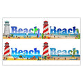 HG-GDN3 - DECORACIÓN DE PARED TEMÁTICA DE PLAYA (144/1)