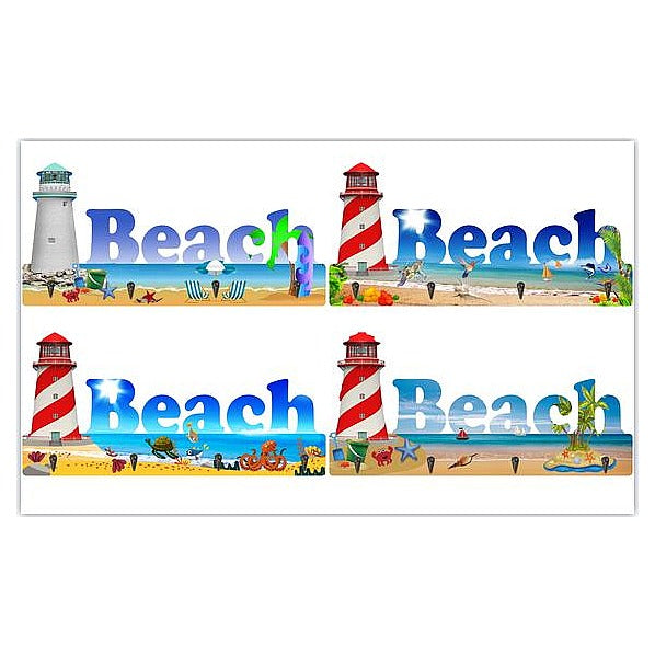 HG-GDN3 - DECORACIÓN DE PARED TEMÁTICA DE PLAYA (144/1)