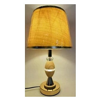 H-CYL16 - LÁMPARA DE MESA CON BASE DE MADERA (24/1)