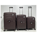 D-XHB06 - SET DE MALETAS DE POLIPROPILENO MARRÓN 3 PIEZAS (3/1)