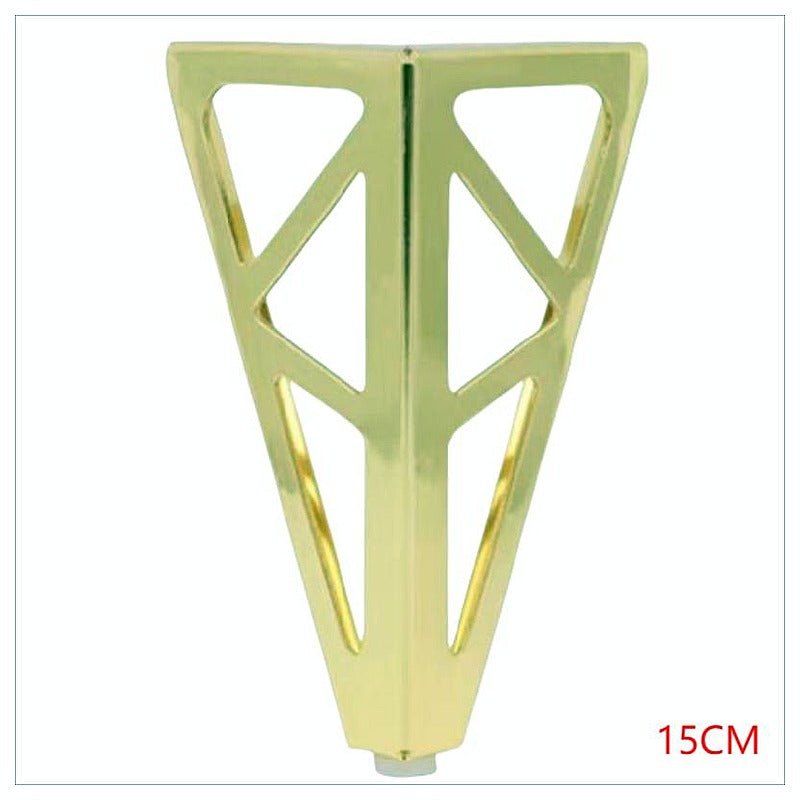 HS-AC-SL10 - PATAS PARA MUEBLE METÁLICAS DORADAS 15CM (60/1)