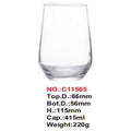 HG-KRG132 - VASO DE VIDRIO 415 ML (8/1)