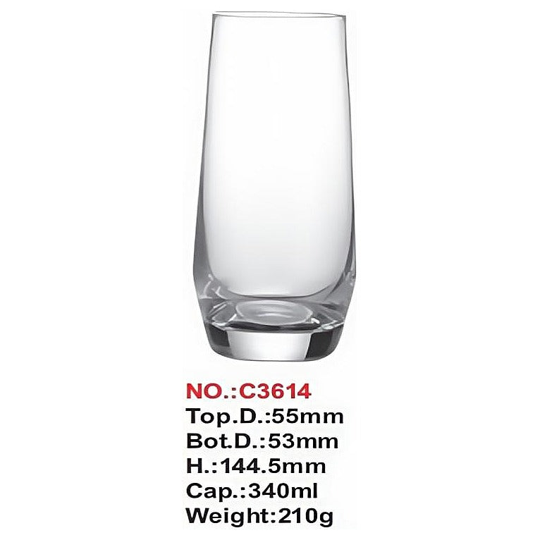 HG-KRG135 - VASO DE VIDRIO 340 ML (8/1)