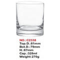 HG-KRG139 - VASO DE VIDRIO TRANSPARENTE 328 ML (8/1)