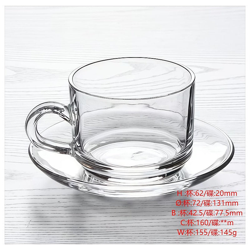 HG-KRG123 - TAZA DE CRISTAL CON PLATO (8/1)