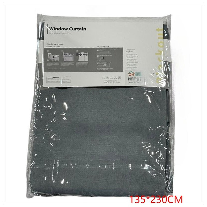 HG-YZT29 - CORTINA GRIS PARA VENTANA 135*230CM (24/1)