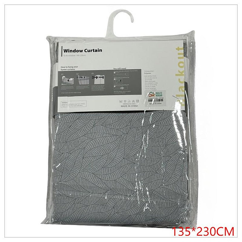 HG-YZT35 - CORTINA OPACA GRIS 135*230CM (24/1)