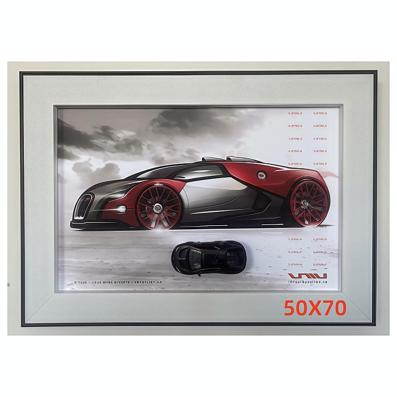 HP-XSD17 - CUADRO CON COCHE DEPORTIVO 50X70 CM (6/1)