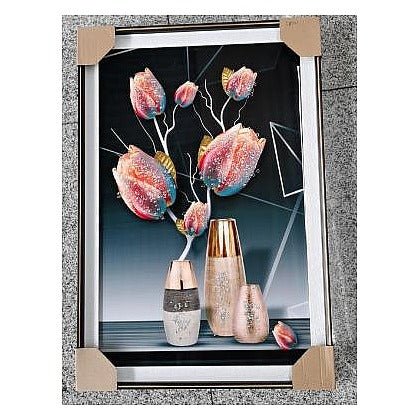 HG-DP49 - CUADRO DECORATIVO FLORAL (12/1)