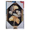HG-DP51 - CUADRO DECORATIVO CON FLORES METÁLICAS (72/1)