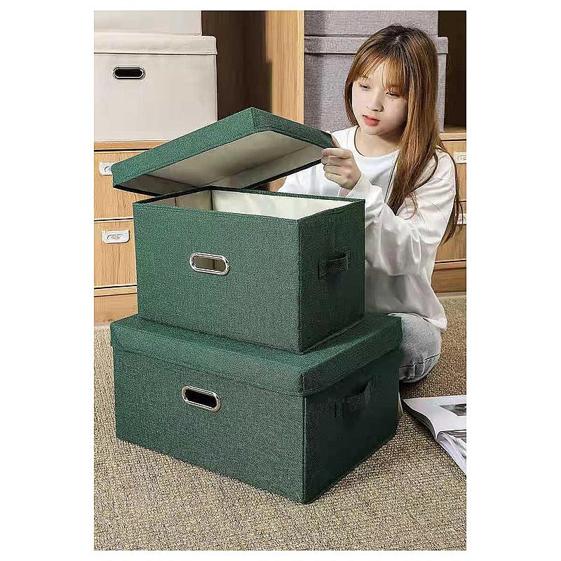 JY-SB21 - CAJA ORGANIZADORA PLEGABLE VERDE (110/1)