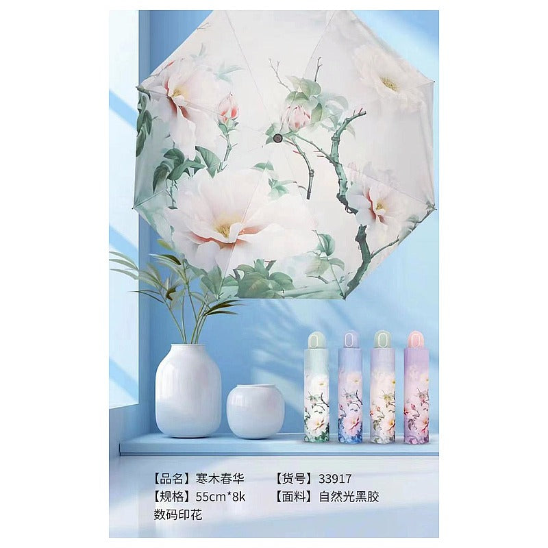 HG-YS31 - PARAGUAS PLEGABLE FLORAL (70/1)