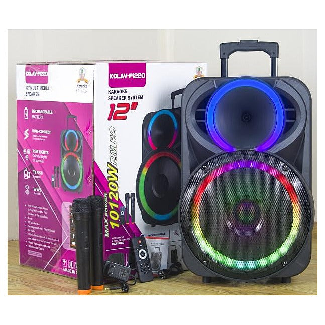 BTR-KF1 - BOCINA KARAOKE 12" CON MICROFONOS (1/1)