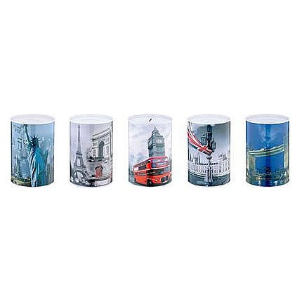 HG-MB4 - VELAS DECORATIVAS CON ESTAMPADOS URBANOS (100/1)