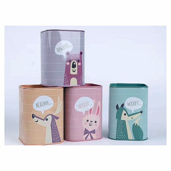 HG-MB18 - SET DE LATAS DECORATIVAS CON DIBUJOS (200/1)