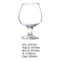 HG-KRG9 - COPA DE BRANDY DE VIDRIO 250 ML (12/1)