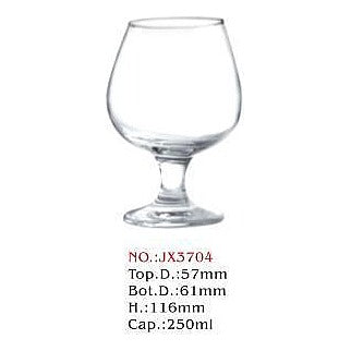 HG-KRG9 - COPA DE BRANDY DE VIDRIO 250 ML (12/1)