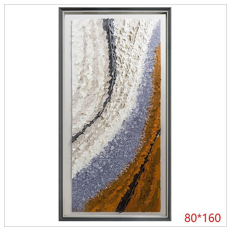 H-HGP20 - CUADRO ABSTRACTO CON TEXTURA 80*160 (3/1)
