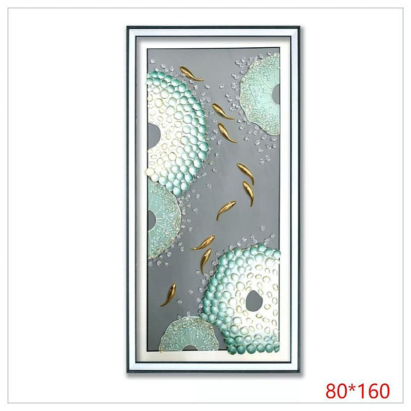 H-HGP21 - CUADRO DECORATIVO ABSTRACTO 80*160 (3/1)