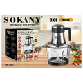 SK-7026 - PICADORA ELECTRICA DE 3L 800W (8/1)
