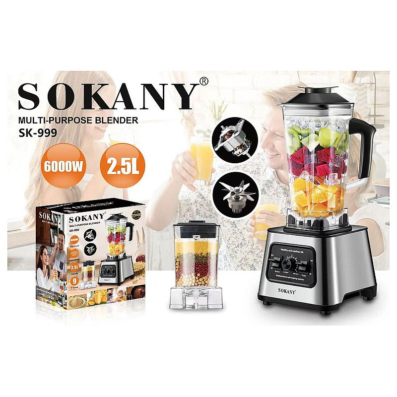 SK-999 - LICUADORA MULTIFUNCIÓN 6000W 2.5L (6/1)