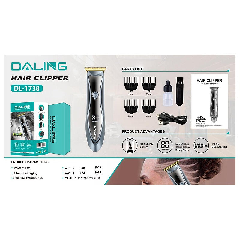 DL-1738 - RECORTADORA DE CABELLO DALING (80/1)