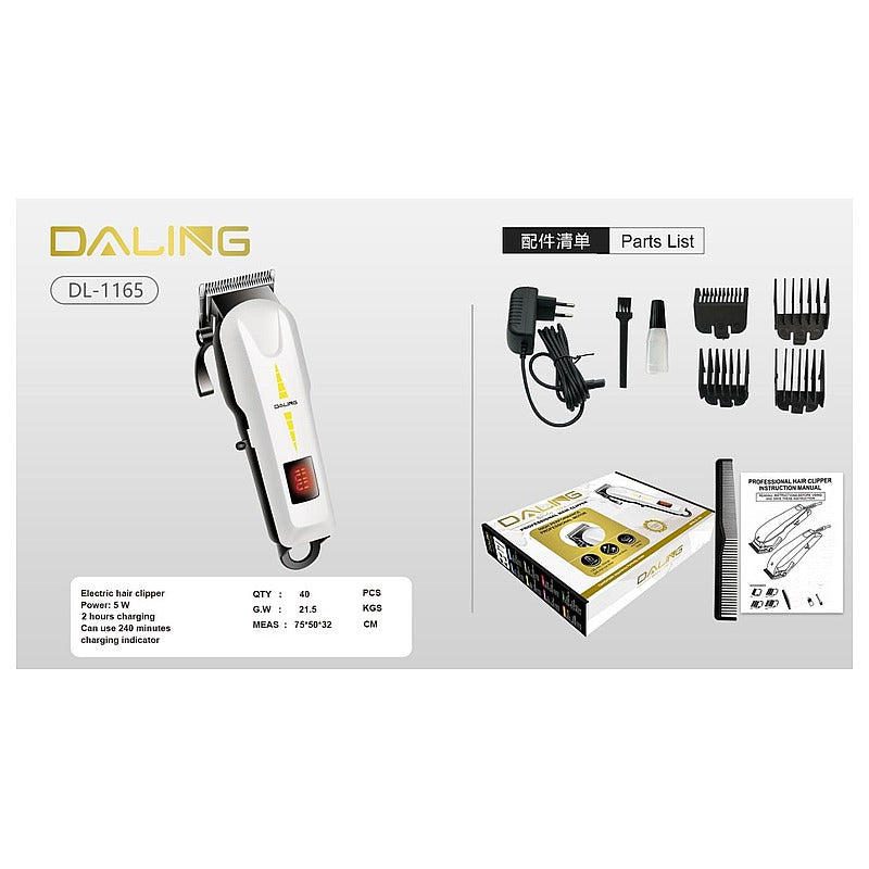 DL-1165 - CORTADORA DE CABELLO ELÉCTRICA (40/1)