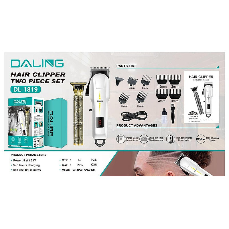 DL-1819 - SET DE CORTADORAS DE CABELLO (40/1)