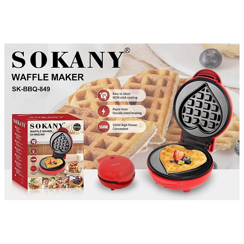 SK-BBQ-849 - WAFFLERA ELÉCTRICA CON FORMA DE CORAZÓN (32/1)