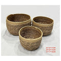 TC-GW030 - CONJUNTO DE CESTAS DE FIBRA NATURAL (16/1)