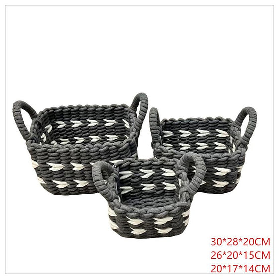 TC-GW037 - SET DE CESTAS DE CUERDA TRENZADA (6/1)