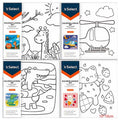 VS195090 - SET DE CUADROS PARA COLOREAR 10X10 CM (200/1)