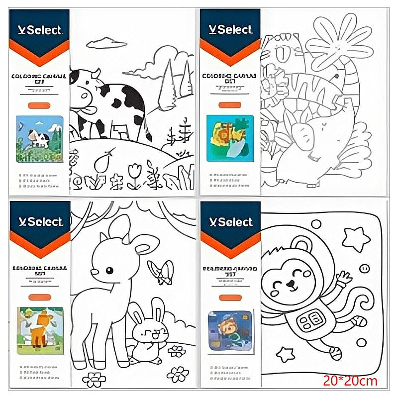 VS195091 - SET DE LÁMINAS PARA COLOREAR 20X20CM (100/1)