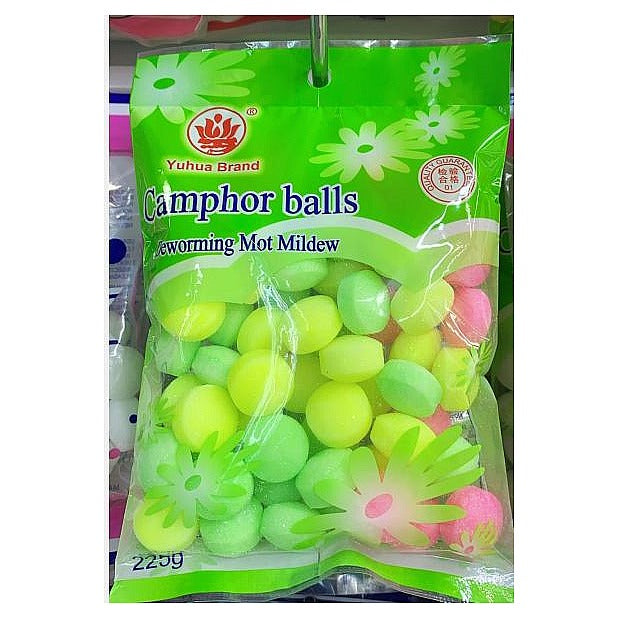 OC-H014 - BOLAS DE ALCANFOR COLORIDAS (100/1)