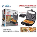 DW-12340 - SANDWICHERA ELÉCTRICA 1000W (10/1)