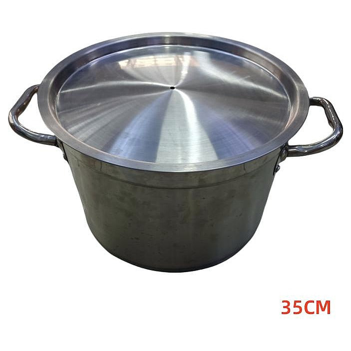 KT-HT030 - OLLA DE ACERO INOXIDABLE CON TAPA 35CM (9/1)