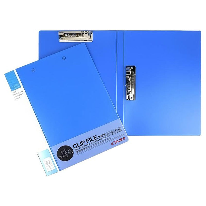 DLS-010 - CARPETA CON CLIP AZUL (144/1)